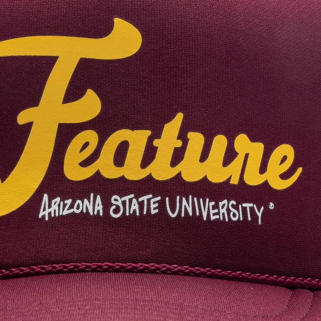 Feature x ASU University Trucker - Maroon